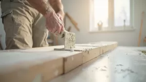 Tynkowanie ręczne na listwach